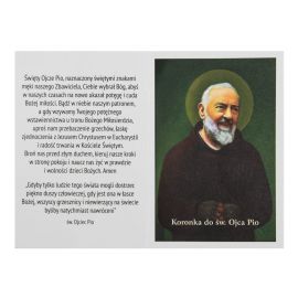 Koronka do św. Ojca Pio + różaniec - RÓŻAŃCE, KORONKI, TAJEMNICE RÓŻAŃCOWE - zdjęcie 3 - Koronka do św. Ojca Pio + różaniec