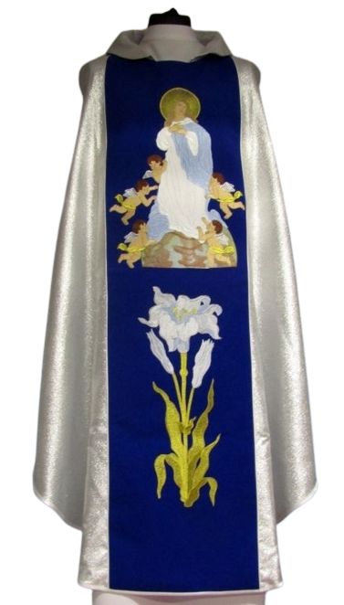 Ornat haftowany - Matka Boża Wniebowzięta - Ornaty Maryjne - Nowość