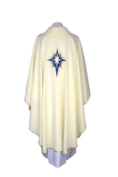 Ornat Boże narodzenie - haftowany (42) - Ornaty z wizerunkiem świętych - zdjęcie 2 - Ornat Boże narodzenie - haftowany (42)