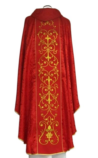 Ornat z wizerunkiem Św. Wawrzyniec - Ornaty z wizerunkiem świętych - zdjęcie 2 - Ornat z wizerunkiem Św. Wawrzyniec