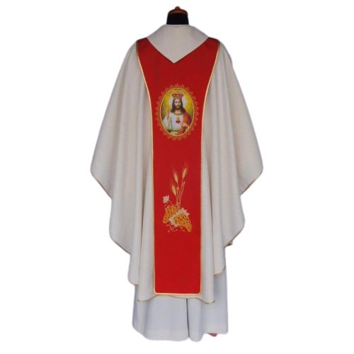 Pas nakładany - "Chrystus Król" - Ornaty z wizerunkiem świętych - zdjęcie 2 - Pas nakładany - "Chrystus Król"