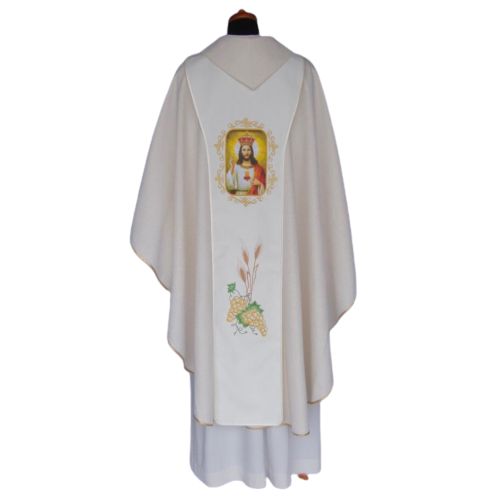 Pas nakładany - "Chrystus Król" - Ornaty z wizerunkiem świętych - zdjęcie 3 - Pas nakładany - "Chrystus Król"