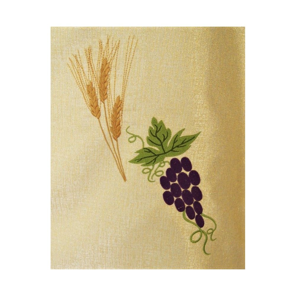 Welon liturgiczny haftowany, złoty brokat (43) - WELONY - zdjęcie 3 - Welon liturgiczny haftowany, złoty brokat (43)