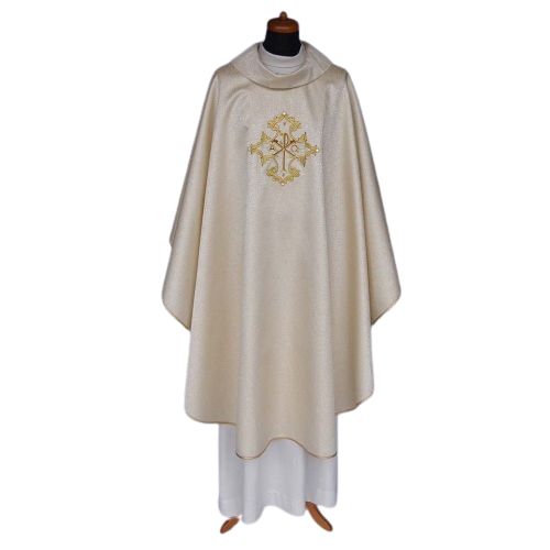 Ornat gotycki Alfa i Omega (22) - Ornaty złote/srebrne - zdjęcie 3 - Ornat gotycki Alfa i Omega (22)