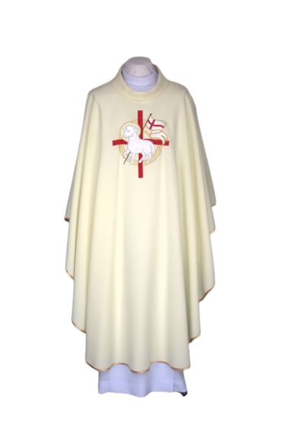 Ornat haftowany Baranek Boży (A5) - ORNATY WIELKANOCNE - Nowość