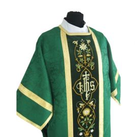 Dalmatyka rzymska żakardowa - kolory liturgiczne - DALMATYKI - zdjęcie 3 - Dalmatyka rzymska żakardowa - kolory liturgiczne