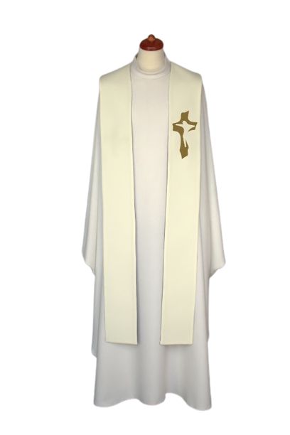 Stuła haftowana do koncelebry - kolory liturgiczne (5) - EUCHARYSTYCZNE