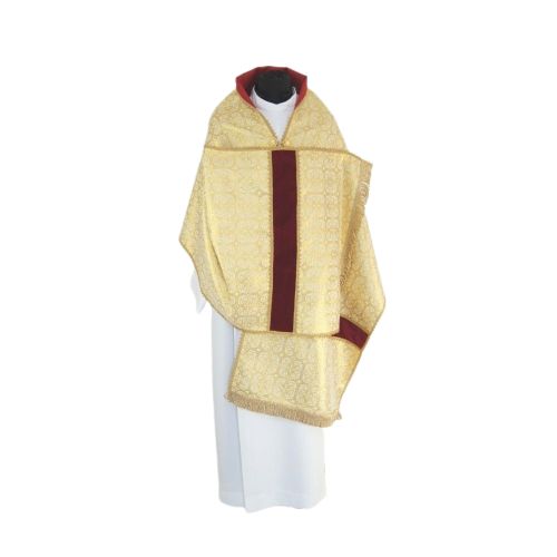 Welon Liturgiczny z podszewką i frędzlami (37) - WELONY HAFTOWANE - zdjęcie 3 - Welon Liturgiczny z podszewką i frędzlami (37)