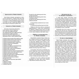 Litania i Modlitwy do Św. Michała Archanioła - Folder religijny - zdjęcie 2 - Litania i Modlitwy do Św. Michała Archanioła