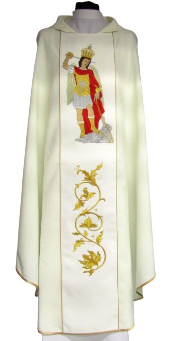 Ornat haftowany - Michał Archanioł z Gór Gargano (2) - Ornaty z wizerunkiem świętych - Nowość