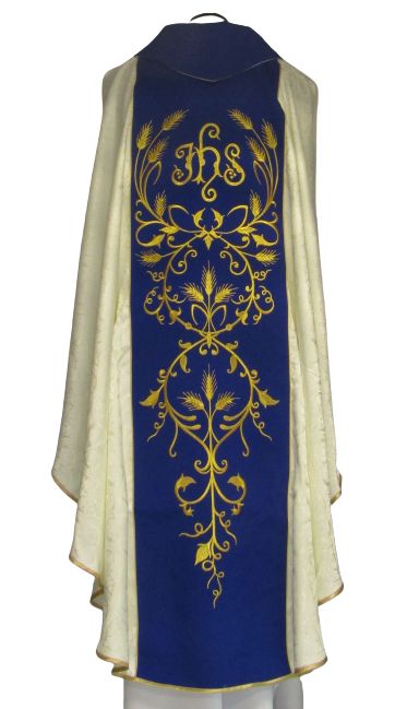 Ornat haftowany Matka Boża Pompejańska - Ornaty Maryjne - zdjęcie 2 - Ornat haftowany Matka Boża Pompejańska