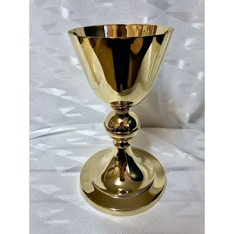 Kielich mszalny, nodus w kształcie kuli - 20 cm (1D) - KIELICHY MSZALNE - Kielich mszalny, nodus w kształcie kuli - 20 cm (1D)