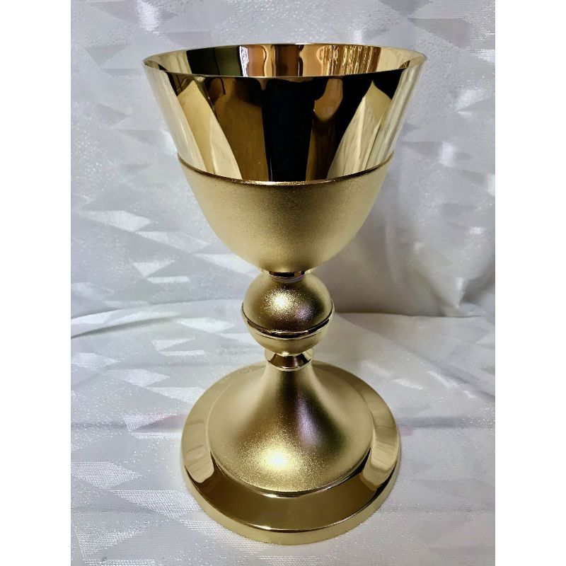 Kielich mszalny matowy, nodus w kształcie kuli - 20 cm (2D) - KIELICHY MSZALNE - Kielich mszalny matowy, nodus w kształcie kuli - 20 cm (2D)