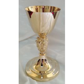 Kielich mszalny, nodus w kształcie aniołów - 21 cm (3D) - KIELICHY MSZALNE