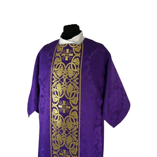 Dalmatyka rzymska - tkanina żakard (48) - DALMATYKI - zdjęcie 2 - Dalmatyka rzymska - tkanina żakard (48)