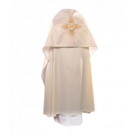 Welon liturgiczny na ramiona ecru/ złoty (44) - WELONY