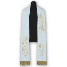 Stuła kapłańska - haftowana (189) - EUCHARYSTYCZNE