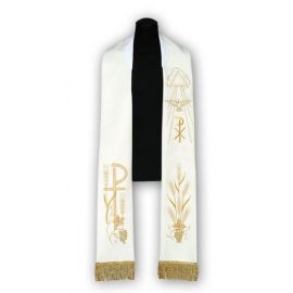 Stuła kapłańska - haftowana (193) - EUCHARYSTYCZNE