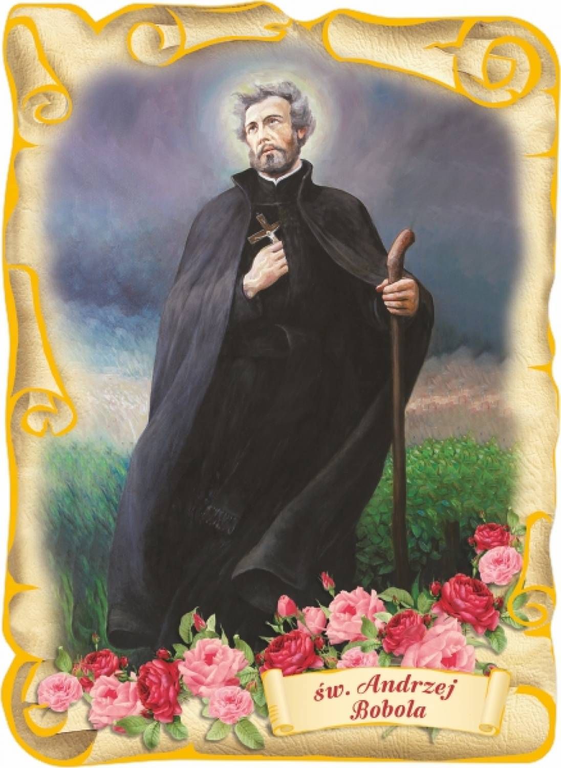 Magnes Święty Andrzej Bobola (2) - MAGNESY RELIGIJNE - Nowość