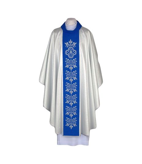 Ornat haftowany wzór maryjny  (83) - Ornaty Maryjne - Nowość