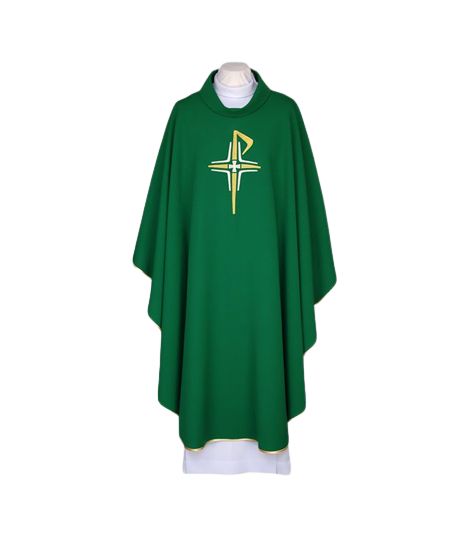 Ornat zielony, pas haftowany - Krzyże (109) - Ornaty zielone - Nowość