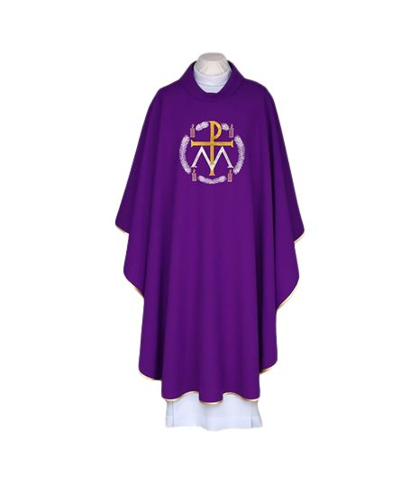 Ornat fioletowy, pas haftowany - Adwent (122) - Ornaty fioletowe - Nowość