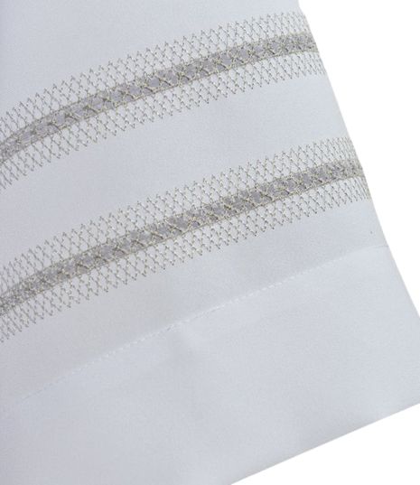 Alba kapłańska biała z popielatą mereżką (19) - KOMŻE I ALBY  KAPŁAŃSKIE - zdjęcie 2 - Alba kapłańska biała z popielatą mereżką (19)