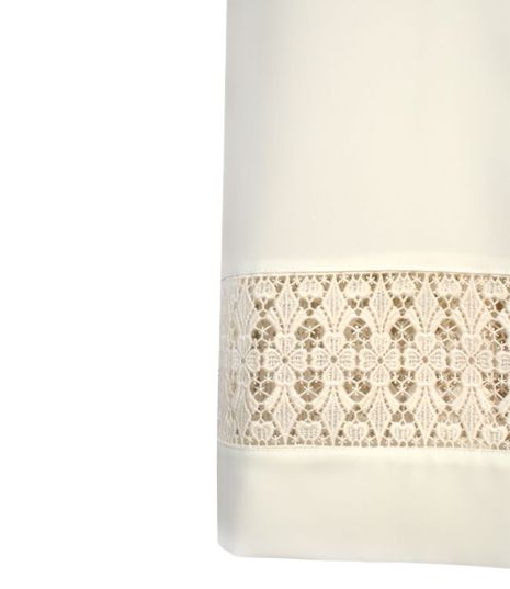 Alba kapłańska ecru z bawełnianą wstawką (29) - KOMŻE I ALBY  KAPŁAŃSKIE - zdjęcie 2 - Alba kapłańska ecru z bawełnianą wstawką (29)