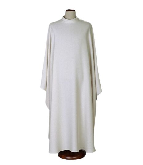 Alba kapłańska z domieszką lnu - Alboornat (37) - KOMŻE I ALBY  KAPŁAŃSKIE - Nowość