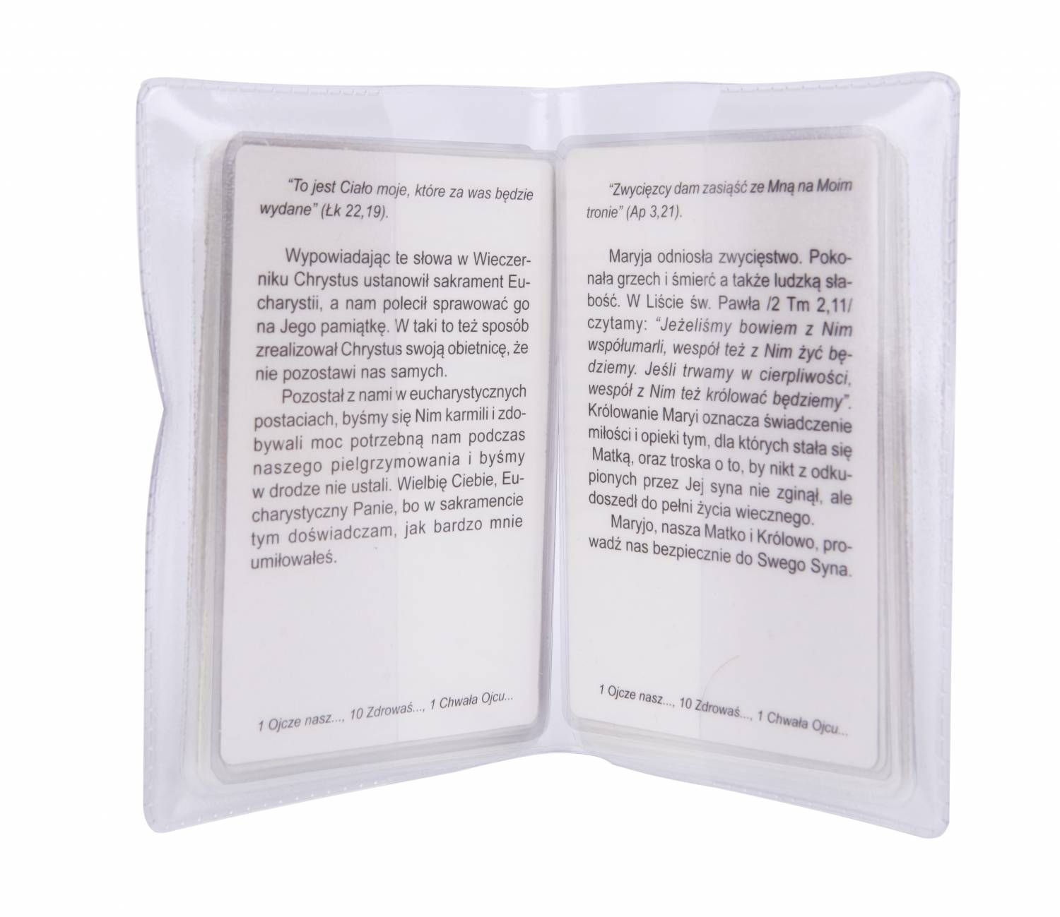 Tajemnice różańcowe laminowane w okładce - RÓŻAŃCE, KORONKI, TAJEMNICE RÓŻAŃCOWE - zdjęcie 2 - Tajemnice różańcowe laminowane w okładce