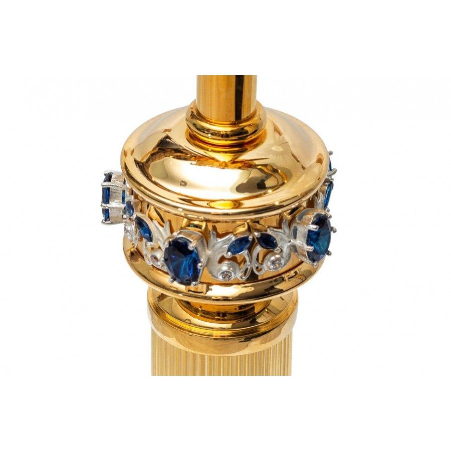 Monstrancja złocona w stylu maryjnym - 83 cm (S040) - MONSTRANCJE - zdjęcie 4 - Monstrancja złocona w stylu maryjnym - 83 cm (S040)