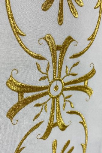 Ornat haftowany Chrystus Dobry Pasterz - ORNATY WIELKANOCNE - zdjęcie 3 - Ornat haftowany Chrystus Dobry Pasterz