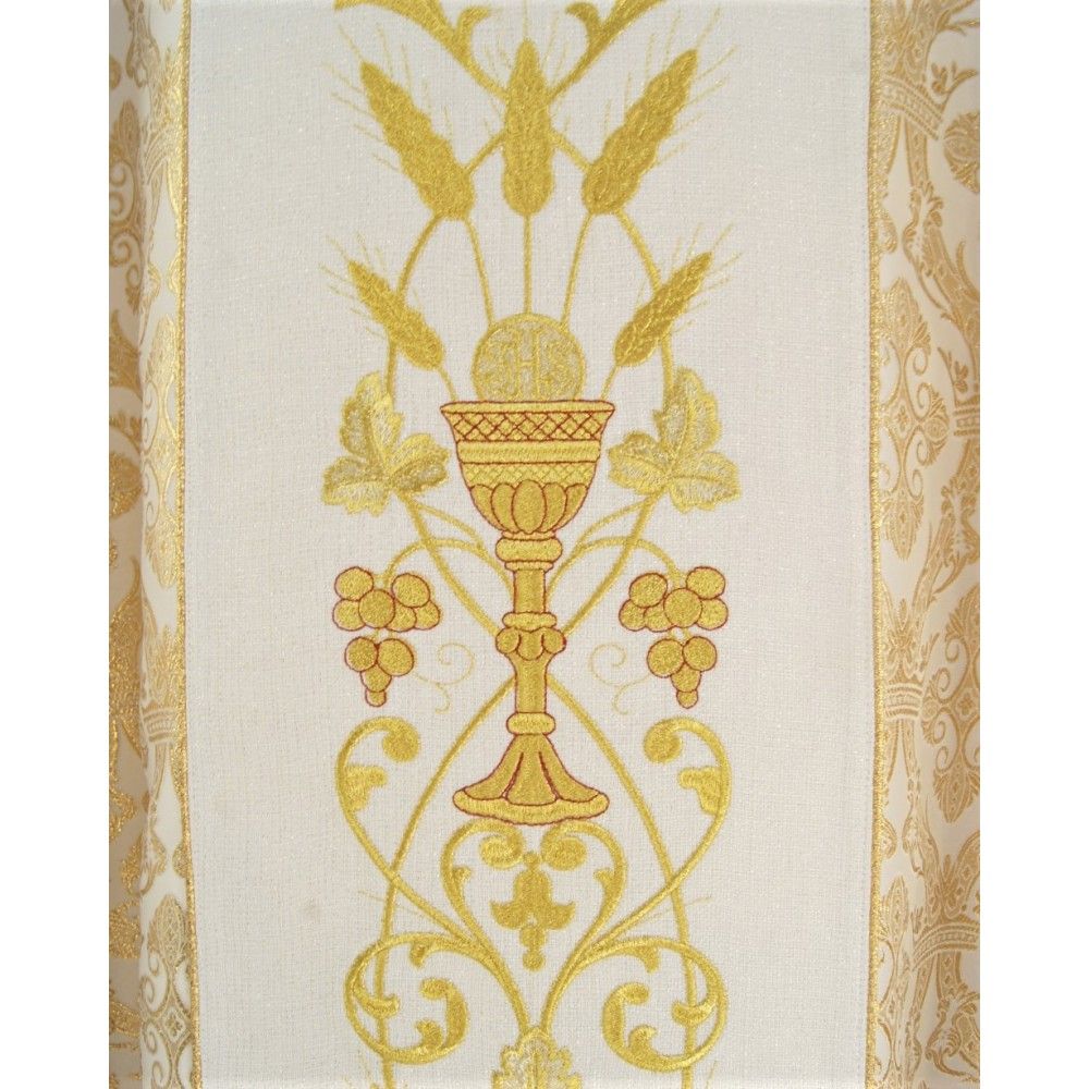 Ornat  haftowany z wizerunkiem  Jezusa Chrystusa - ORNATY WIELKANOCNE - zdjęcie 3 - Ornat  haftowany z wizerunkiem  Jezusa Chrystusa