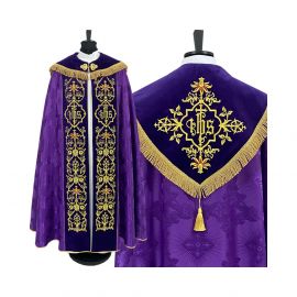 Kapa haftowana fioletowa (90) - KAPY LITURGICZNE