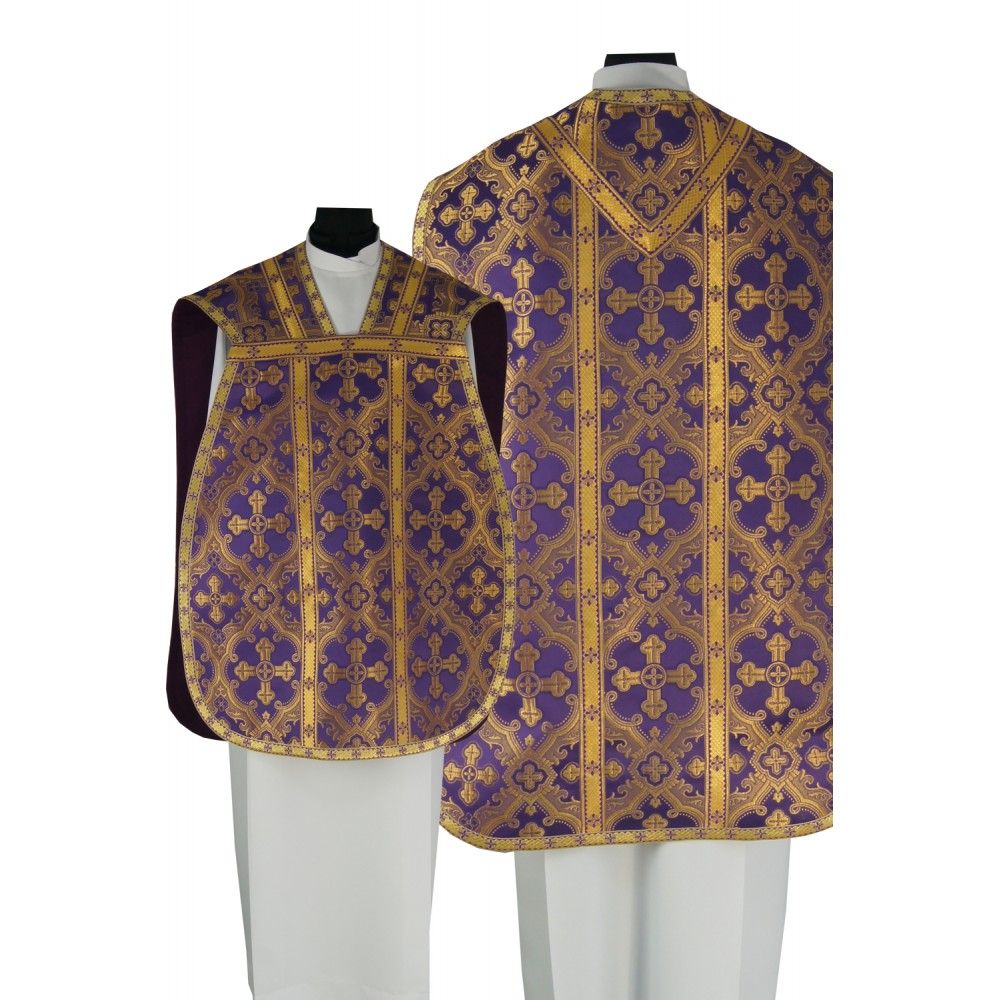 Ornat rzymski - tkanina jedwabna (23) - Ornaty rzymskie - Nowość