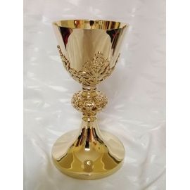 Kielich mszalny, ażurowy złoty - 21 cm (6D) - KIELICHY MSZALNE
