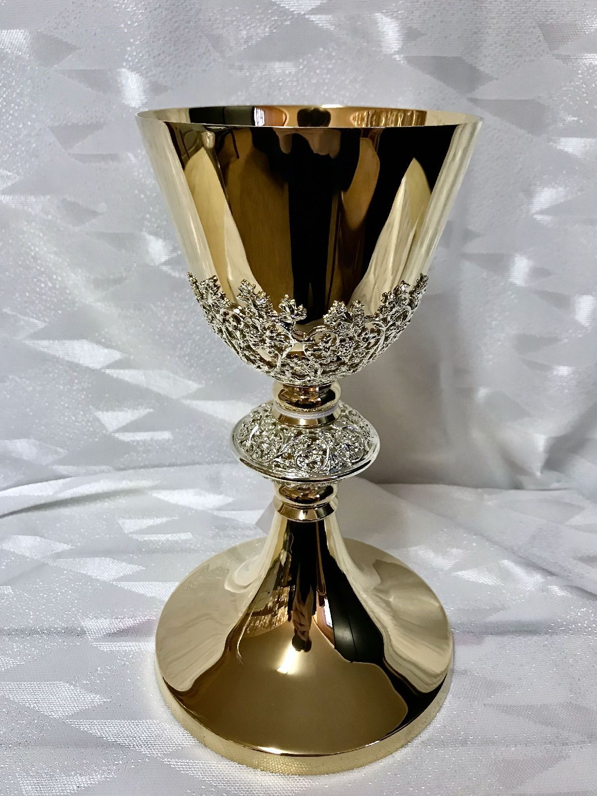 Kielich mszalny, ażur srebrny - 21 cm (9D) - KIELICHY MSZALNE - Nowość