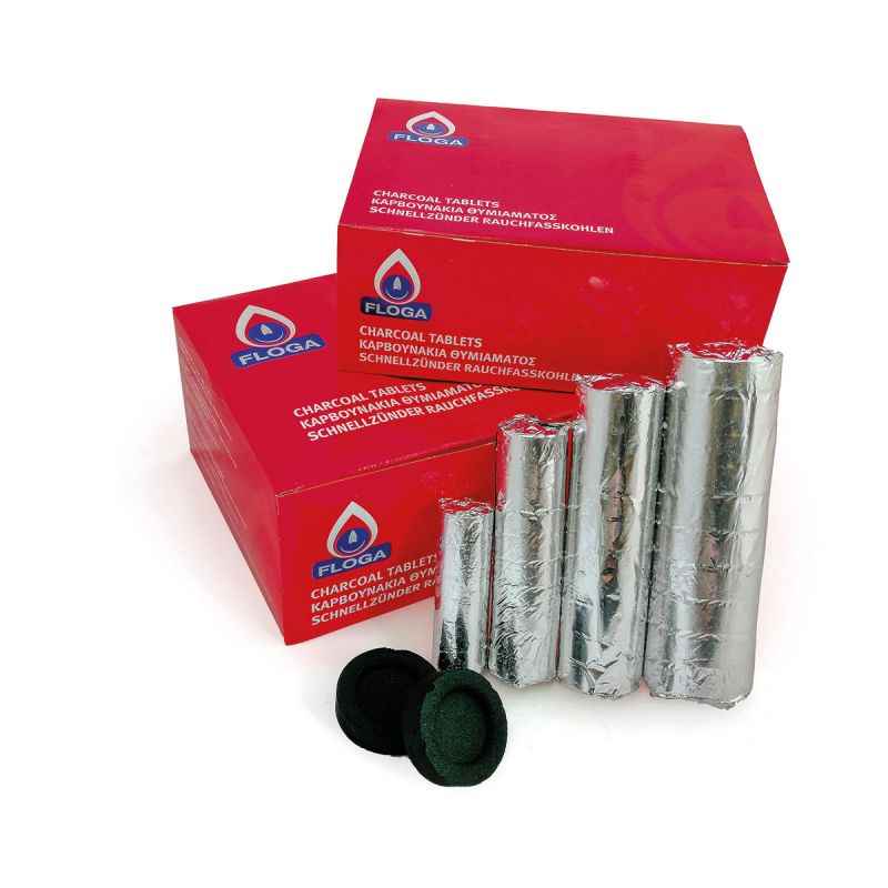 Węgielki trybularzowe 27 mm (6 sztuk) - KADZIDŁA, WĘGIELKI - Węgielki trybularzowe 27 mm (6 sztuk)