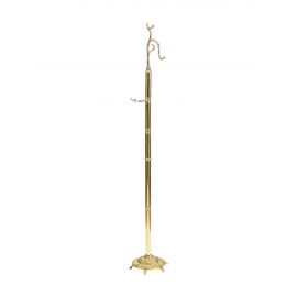 Stojak na trybularz i łódkę - złoty 147 cm - STOJAK - RÓŻNE