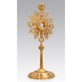 Monstrancja złocona z ozdobnymi elementami - 70 cm (S049) - MONSTRANCJE