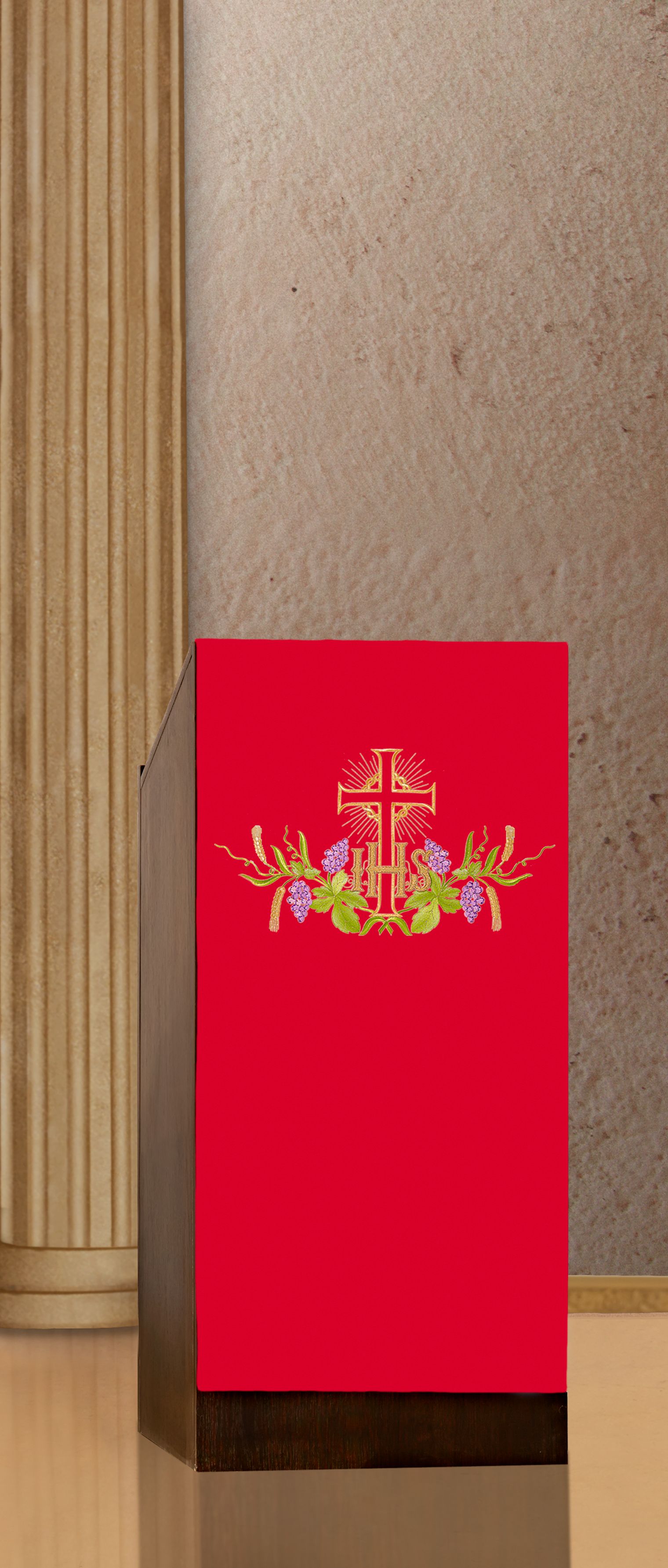 Lektorium z haftem IHS (H23) - LEKTORIUM - zdjęcie 4 - Lektorium z haftem IHS (H23)