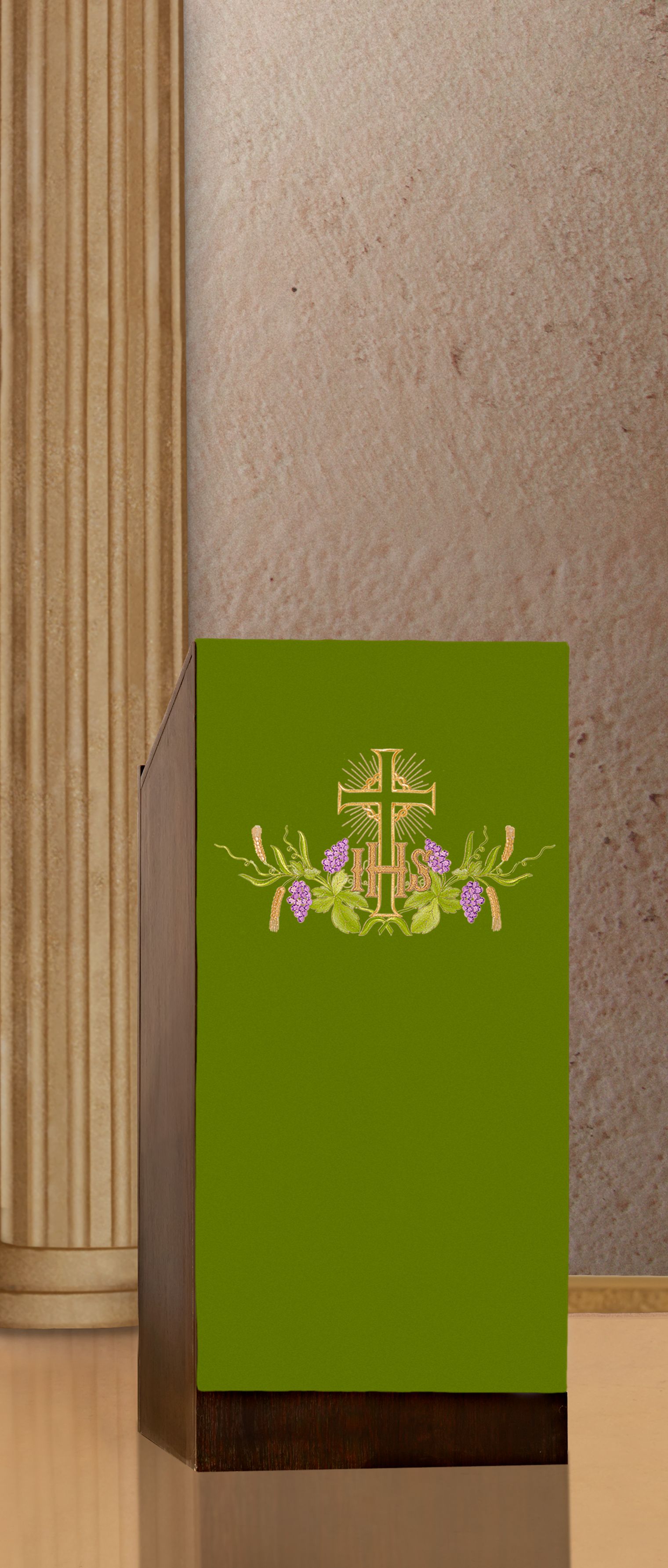 Lektorium z haftem IHS (H23) - LEKTORIUM - zdjęcie 5 - Lektorium z haftem IHS (H23)