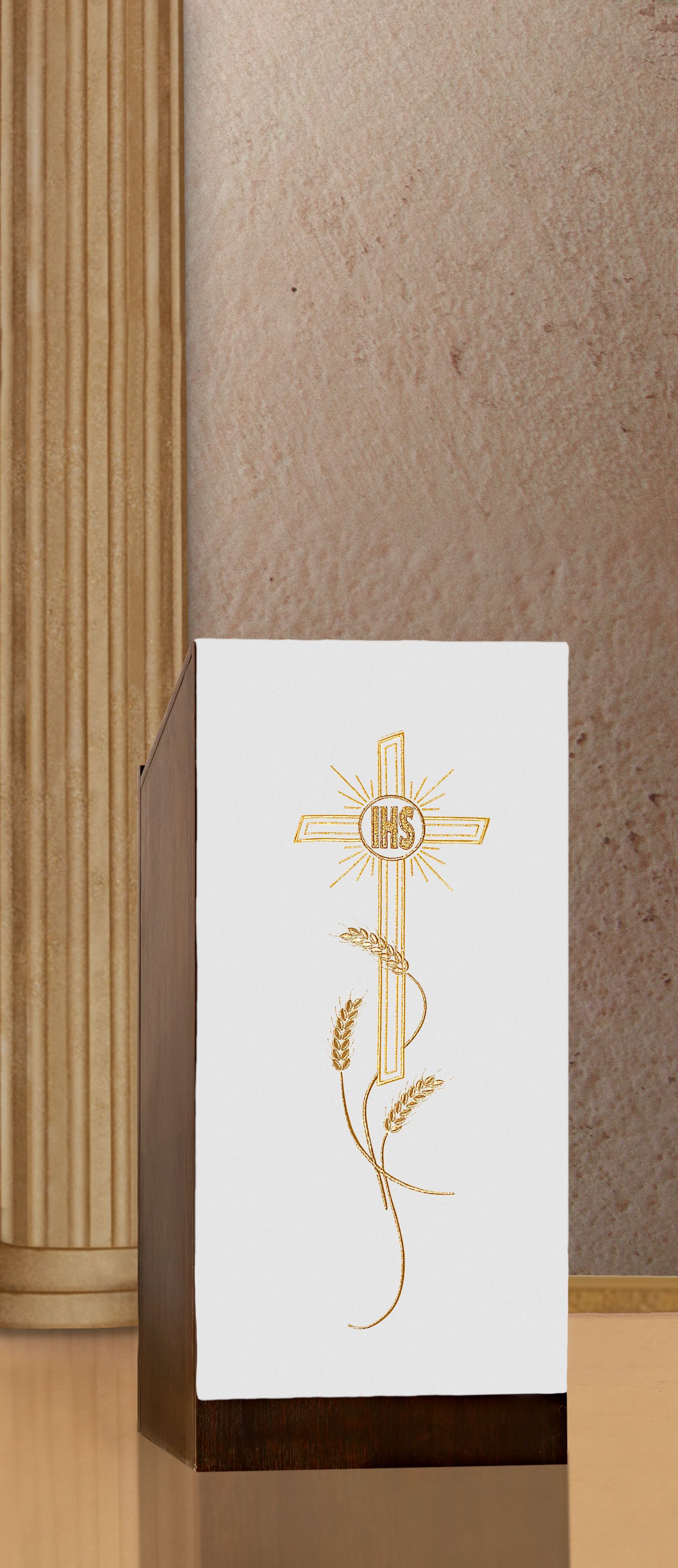 Lektorium/welon na ambonę (H2) - LEKTORIA - zdjęcie 2 - Lektorium haftowane (2)