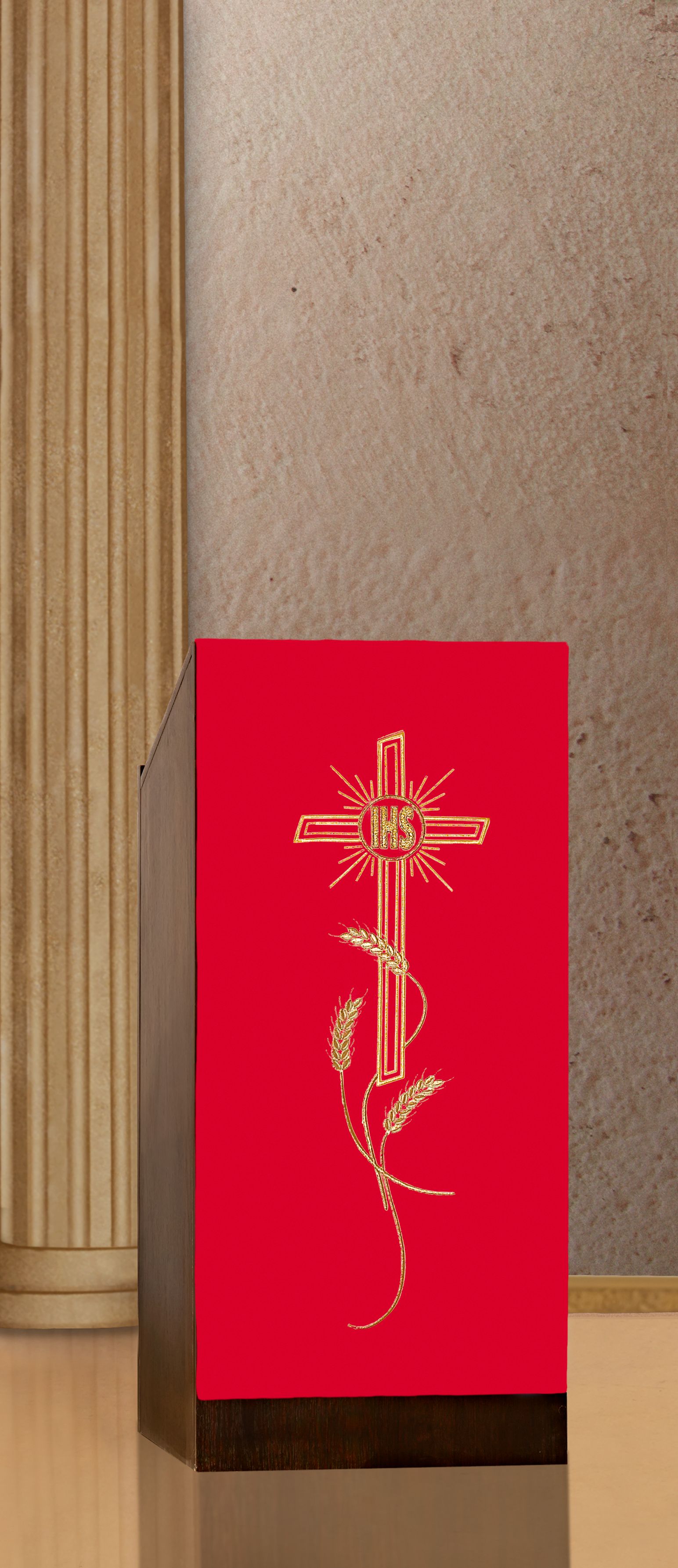 Lektorium/welon na ambonę (H2) - LEKTORIA - zdjęcie 4 - Lektorium haftowane (2)