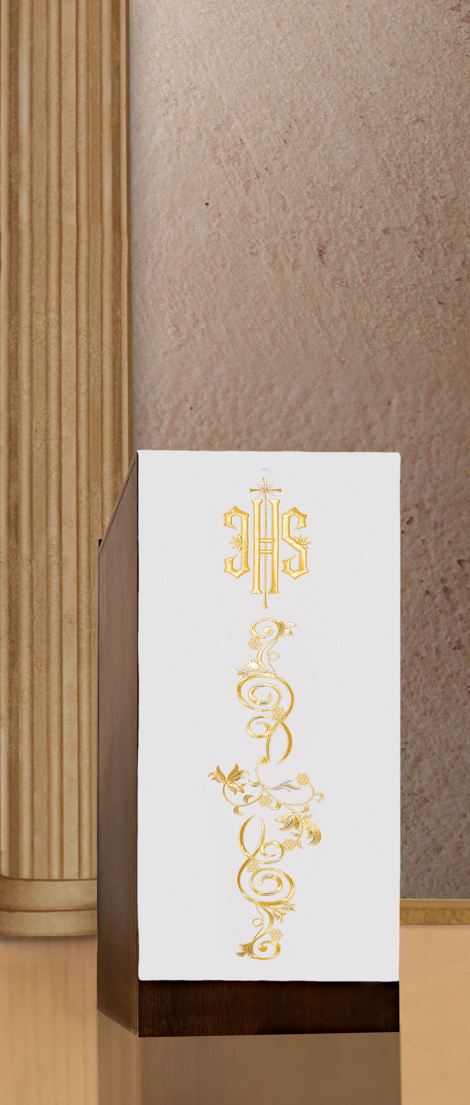 Lektorium z haftem IHS (H18) - LEKTORIUM - zdjęcie 3 - Lektorium z haftem IHS (H18)