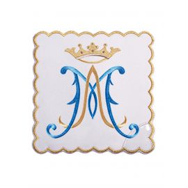 Bielizna kielichowa haftowana wzór maryjny (60H) - bawełna poliester - zdjęcie 2 - Bielizna kielichowa haftowana wzór maryjny (60H)