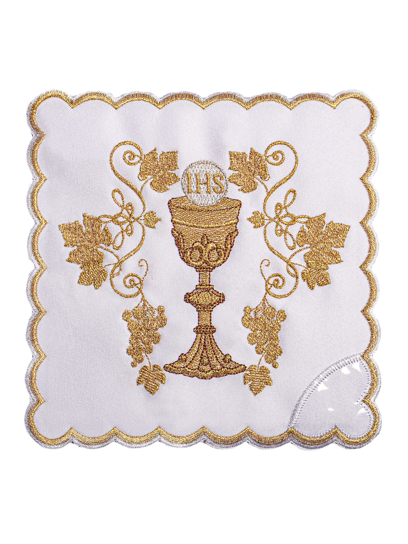 Bielizna kielichowa haftowana kielich (65H) - bawełna poliester - zdjęcie 2 - Bielizna kielichowa haftowana kielich (65H)