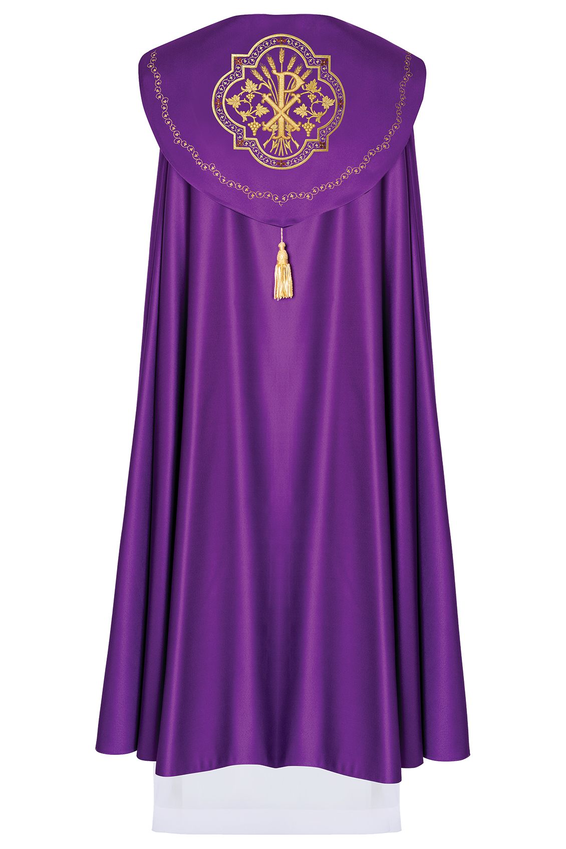 Kapa bogato haftowana, PAX - fioletowa (20H) - KAPY LITURGICZNE - zdjęcie 2 - Kapa bogato haftowana, PAX - fioletowa (20H)