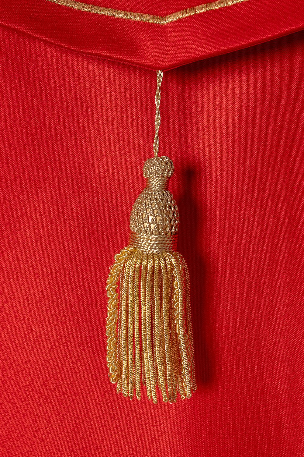 Kapa bogato haftowana, PAX - czerwona (21H) - KAPY LITURGICZNE - zdjęcie 3 - Kapa bogato haftowana, PAX - czerwona (21H)