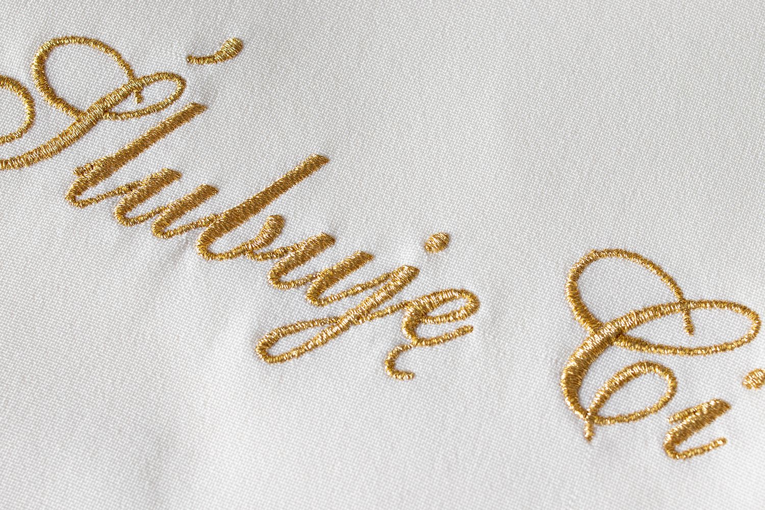 Stuła haftowana ślubna, ecru (20H) - Z POSTACIAMI - zdjęcie 3 - Stuła haftowana ślubna, ecru (20H)